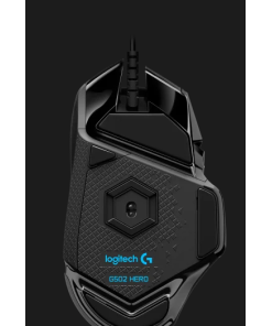 עכבר גיימינג ארגונומי הכולל לחצנים ניתנים לתכנות חיבור USB חוטי טווח 10 מטר Logitech | G502 HERO