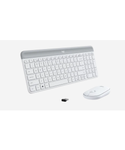 קיט מקלדת + עכבר הכולל 3 לחצנים חיבור USB אלחוטי טווח 10 מטר Logitech | MK470 SLIM COMBO