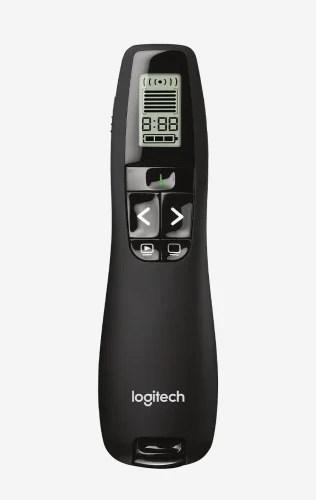 שלט למצגות כולל חיישן תנועה חיבור בלוטוס אורך הכבל עד 30 מטר Logitech | R800 Laser Presentation Remote