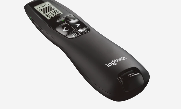 שלט למצגות כולל חיישן תנועה חיבור בלוטוס אורך הכבל עד 30 מטר Logitech | R800 Laser Presentation Remote שלט למצגות כולל חיישן תנועה חיבור בלוטוס אורך הכבל עד 30 מטר Logitech | R800 Laser Presentation Remote