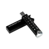 זיכרון נייד מוצפן חיבור USB 3.2 שלב 3 מעוצב iStorage 5060220252592 IS-FL-DP2-256-128 datAshur Pro2 USB3 256-bit 128GB