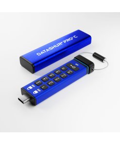 זיכרון נייד מוצפן חיבור USB3 Type-C מעוצב iStorage | 5060220254046 | IS-FL-DA3C-256-32 | datAshur PRO+C 256-bit 32GB