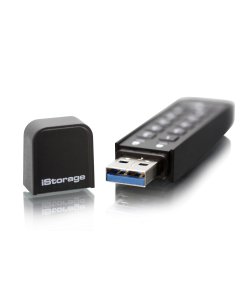 זיכרון נייד מוצפן חיבור USB3.0 תואם לרוב מערכות ההפעלה iStorage | 5060220251182 | IS-FL-DAP3-B-8 | datAshur Personal2 8GB