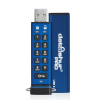 זיכרון נייד מוצפן חיבור USB3.2 מעוצב iStorage | 5060220253124 | IS-FL-DA3-256-128 | datAshur Pro USB3 256-bit 128GB