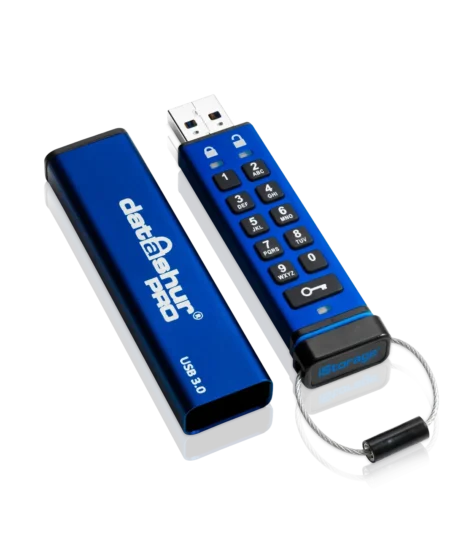 זיכרון נייד מוצפן חיבור USB3.2 מעוצב iStorage | 5060220254183 | IS-FL-DA3-256-256 | datAshur Pro USB3 256-bit 256GB