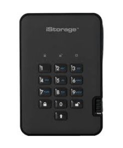כרטיס לזיכרון נייד מוצפן מעוצב iStorage | 5060220251243 | IS-DA2-256-2000-B | diskAshur2 256-bit 2000GB - Black