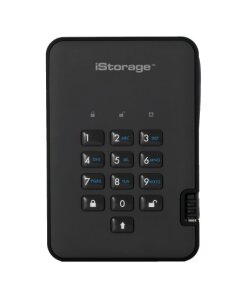 כרטיס לזיכרון נייד מוצפן מעוצב iStorage 5060220251267 IS-DA2-256-SSD-256-B diskAshur2 SSD 256-bit 256GB - Black