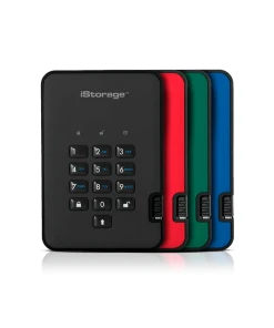 כרטיס לזיכרון נייד מוצפן מעוצב iStorage | 5060220251755 | IS-DA2-256-4000-B | diskAshur2 256-bit 4000GB - Black