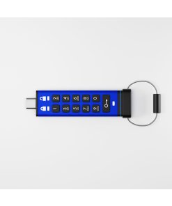 כרטיס לזיכרון נייד מוצפן מעוצב iStorage | 5060220253155 | IS-FL-DBT-256-64 | datAshur BT USB3 256-bit 64GB