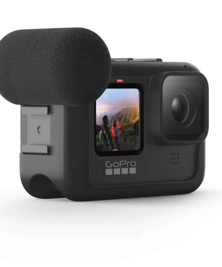 מיקרופון דו-כיווני למצלמת GoPro באיכות גבוהה המסוגל לנטרל רעשי רקע ביעילות מרבית GoPro | HERO9/10/11/12 Black Media Mod