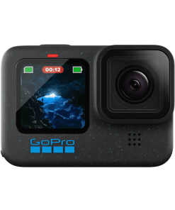 מצלמת אקסטרים 5.3K ומייצב HyperSmooth כולל מיקרופון ייעודי להפחתת רעשי סביבה GoPro | HERO12 Black