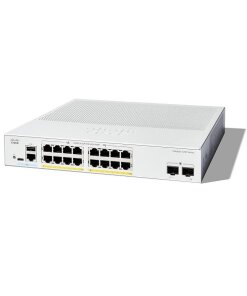 מתג חכם סיסקו 16 יציאות מתג שולחני Cisco | C1200-16T-2G | PoE | 16-Port Switch | Catalyst 1200 Series