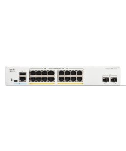מתג חכם סיסקו 16 יציאות מתג שולחני Cisco | C1300-16T-E-2G | PoE | 16-Port Switch | Catalyst 1300 Series
