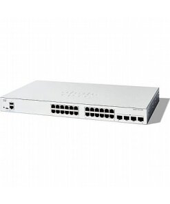 מתג חכם סיסקו 24 יציאות מתג שולחני Cisco C1200-24T-2G PoE 24-Port Switch Catalyst 1200 Series