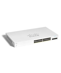 מתג חכם סיסקו 24 יציאות מתג שולחני Cisco | CBS220-24FP-4G-EU | PoE | 24-Port Switch | 220 Series Smart