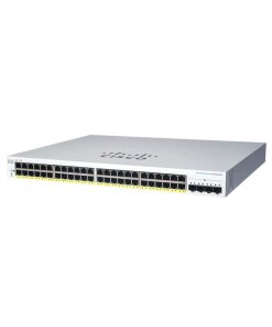 מתג חכם סיסקו 48 יציאות מתג שולחני Cisco | CBS220-48T-E-2G-EU | PoE | 48-Port Switch | 220 Series