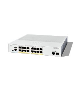מתג סיסקו 16 יציאות מתג שולחני Cisco | C1300-16P-2G | PoE | 16-Port Switch | Catalyst 1300 Series