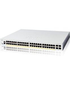 מתג סיסקו 48 יציאות מתג שולחני Cisco | C1200-48P-4G | PoE | 48-Port Switch | Catalyst 1200 Series