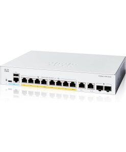 מתג סיסקו 8 יציאות מתג שולחני Cisco | C1200-8FP-2G | PoE | 8-Port Switch | Catalyst 1200 Series