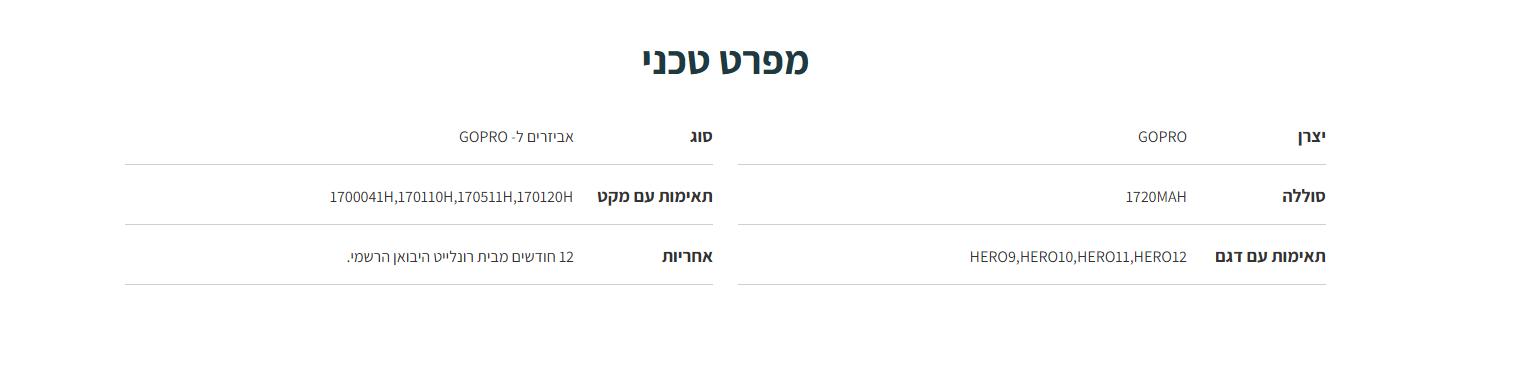 סוללת Enduro למצלמות GoPro שיפור דרמטי בביצועים במזג אוויר קר GoPro | 171203H