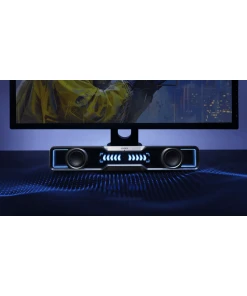 רמקול למחשב עם תאורת RGB חיבור USB בצבע שחור Edifier | EDF286008b | QS30 -PC Speaker with Splendid Light Effects