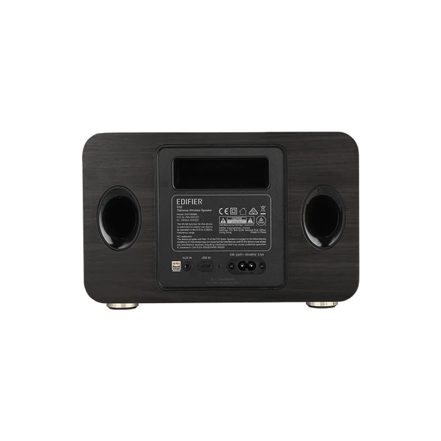 רמקול שולחני מעוצב עם חיבורי Bluetooth ואיכות סאונד מצוינת (כולל סוללה) Edifier | EDF100080b | D32 - Tabletop Wireless Speaker