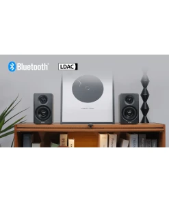 רמקולים מדפיים Bluetooth באיכות גבוהה עם תמיכה ב-Hi-Res בצבע חום Edifier | EDF100074c | M60 - DT Bluetooth Bookshelf Speaker HiRes