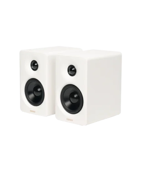 רמקולים מדפיים Bluetooth באיכות גבוהה עם תמיכה ב-Hi-Res בצבע לבן Edifier | EDF100074w | M60 - DT Bluetooth Bookshelf Speaker HiRes