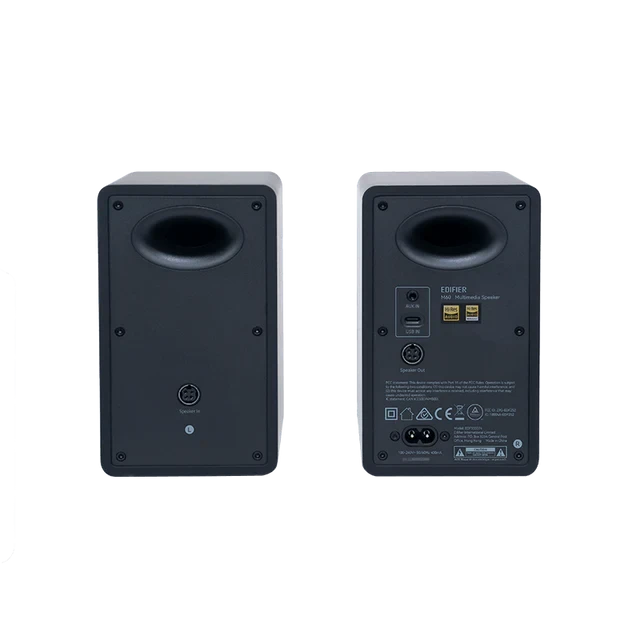 רמקולים מדפיים Bluetooth באיכות גבוהה עם תמיכה ב-Hi-Res בצבע שחור Edifier | EDF100074b | M60 - DT Bluetooth Bookshelf Speaker HiRes רמקולים מדפיים Bluetooth באיכות גבוהה עם תמיכה ב-Hi-Res בצבע שחור Edifier | EDF100074b | M60 - DT Bluetooth Bookshelf Speaker HiRes