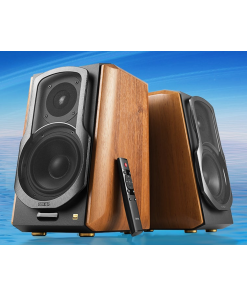 רמקולים מדפיים בעוצמה גבוהה עם תמיכה ב-Hi-Res בצבע חום Edifier | EDFS1000MKIIbr | S1000MKII - Powered Bookshelf Speakers