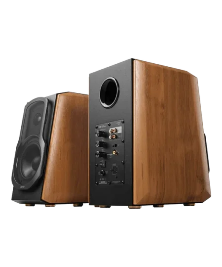 רמקולים מדפיים בעוצמה גבוהה עם תמיכה ב-Hi-Res בצבע חום Edifier | EDFS1000MKIIbr | S1000MKII - Powered Bookshelf Speakers