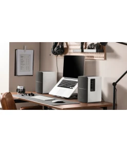 רמקולים מדפיים עם חיבורי Bluetooth ו-Optical בצבע אפור Edifier | EDF100016w | R1280DB - Powerful Bookshelf Speakers