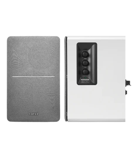 רמקולים מדפיים עם חיבורי Bluetooth ו-Optical בצבע אפור Edifier | EDF100016w | R1280DB - Powerful Bookshelf Speakers