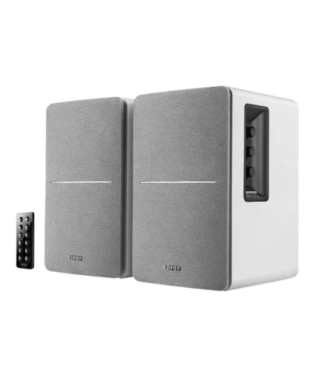 רמקולים מדפיים עם חיבורי Bluetooth ו-Optical בצבע אפור Edifier | EDF100016w | R1280DB - Powerful Bookshelf Speakers