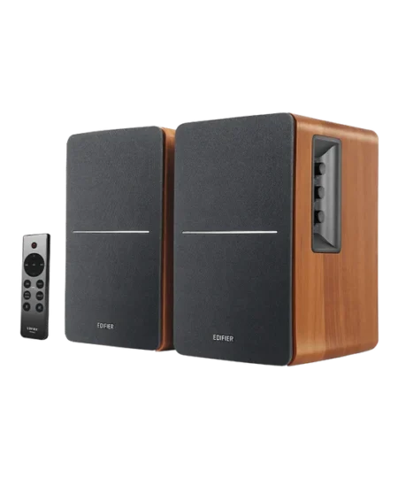 רמקולים מדפיים עם חיבורי Bluetooth ו-Optical בצבע חום Edifier | EDF100016br | R1280DB - Powerful Bookshelf Speakers