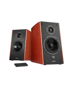 רמקולים מדפיים עם חיבורי Bluetooth ו-Optical בצבע חום Edifier | EDF100021br | R2000DB - Powered BT Bookshelf Speakers