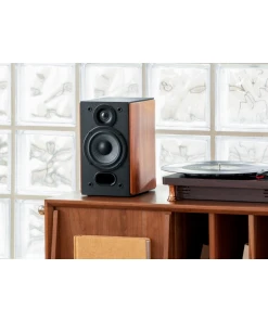 רמקולים מדפיים עם חיבורי Bluetooth ו-Optical בצבע חום Edifier | EDF100035br | R1380DB - Professional Bookshelf Speakers