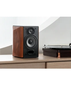 רמקולים מדפיים עם חיבורי Bluetooth ו-Optical בצבע חום Edifier | EDF100035br | R1380DB - Professional Bookshelf Speakers