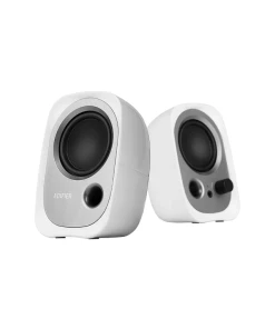 רמקולים קומפקטיים למחשב נייח ונייד חיבור USB בצבע לבן Edifier | EDFR12Uw | R12U - USB Powered Speakers
