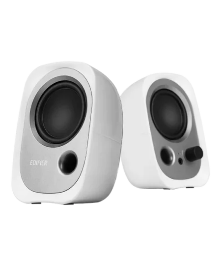 רמקולים קומפקטיים למחשב נייח ונייד חיבור USB בצבע לבן Edifier | EDFR12Uw | R12U - USB Powered Speakers