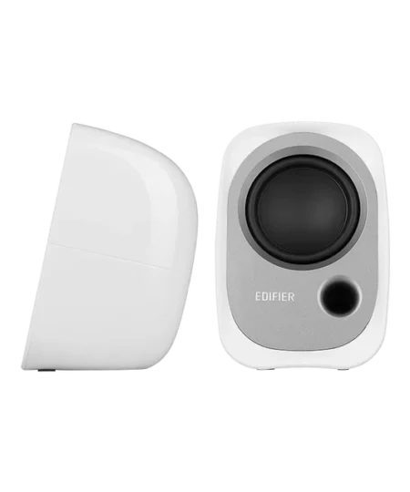 רמקולים קומפקטיים למחשב נייח ונייד חיבור USB בצבע לבן Edifier | EDFR12Uw | R12U - USB Powered Speakers