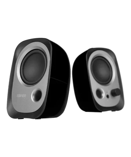 רמקולים קומפקטיים למחשב נייח ונייד חיבור USB בצבע שחור Edifier | EDFR12Ub | R12U - USB Powered Speakers
