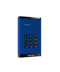 כרטיס לזיכרון נייד מוצפן מעוצב iStorage | 5060220254398 | IS-DA3-256-SSD-512-BE | diskAshur3 SSD 256-bit 512GB - Blue