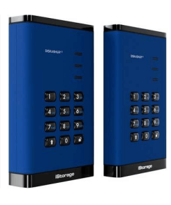כרטיס לזיכרון נייד מוצפן מעוצב iStorage | 5060220254404 | IS-DA3-256-SSD-1000-BE | diskAshur3 SSD 256-bit 1TB - Blue