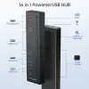 עמדת טעינה מהירה לסלולרים\טאבלט 16 חיבורי Port 14xUSB 2xTypcC בצבע שחור Acasis | DS-516PB