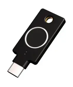 YubiKey C Bio – מפתח אבטחה ביומטרי USB-C | אבטחת FIDO2 מתקדמת