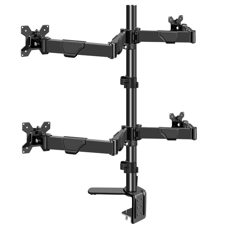 זרוע שולחנית ל 4 מסכים Heavy Duty עד מסך 32 -2