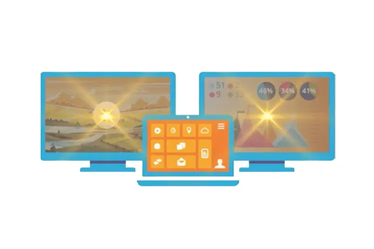 תמיכה במסך יחיד 8K או שני מסכי 4K